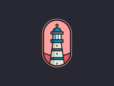 Lighthouse 4 art branding color design graphic design illustration illustrator ligh lighthouse logo design mark photoshop sea vector vector art