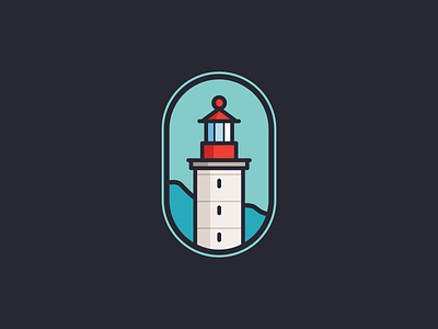 Lighthouse 5 art branding color color palette design graphic design illustration illustrator light lighthouse logo design mark photoshop vector vector art