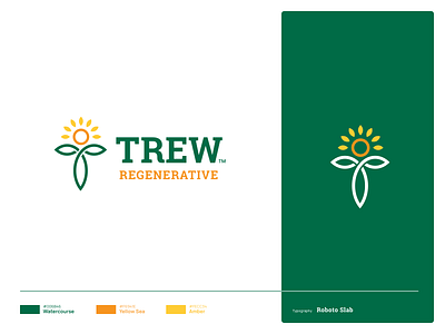 TREW Regenerative brand branding design graphic design icon illustration logo logo design mark photoshop ui ux vector