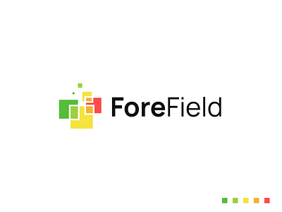 ForeField | Logo brand branding colors design field illustration it lockup logo logo design logotype mark photoshop startup ui ux vector