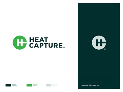 Heat Capture | Logo concept brand branding combination mark design graphic design icon illustration lockup logo logo design logotype mark monogram photoshop ui ux vector