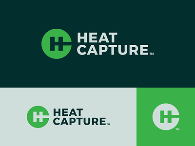 Heat Capture | Logo brand branding capture combination mark design energy graphic design green heat illustration lockup logo logo design logo mark mark photoshop save ui ux vector
