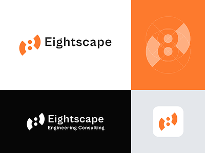 Eightscape - Engineering Consulting brand branding consulting design eight engineering logo logo design logo mark logotype mark photoshop vector