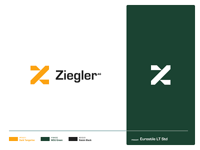 Ziegler Agricultural Equipment | Logo agriculture brand branding design designer equipment illustration logo logo design logo mark mark photoshop vector visual identity