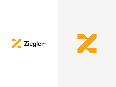 Z | Ziegler AG agriculture agro brand branding design equipment geometric geometry illustration illustrator logo logo design logo mark mark minimal modern photoshop symbole vector yellow