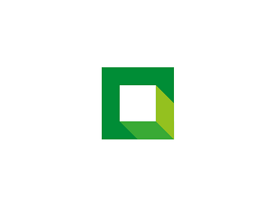 Hækkerup Industries Icon corporate green idustry isometric logo logo design mark material perspective photoshop square