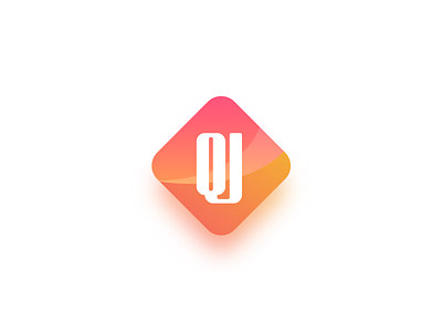 QJ | Logo app corporate gradient idustry logo logo design mark master material mobile photoshop shape