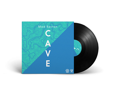 💽 Mad Kavran - Cave 💽 album album art art cover cover art design gradient idustry logo design manipulation music music art package photoshop produce