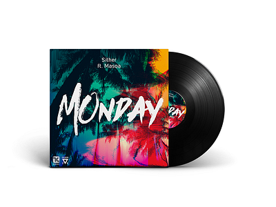 💽 Elite Strapon - Monday 💽 album album art art cover cover art design gradient idustry logo design manipulation music music art package photoshop produce