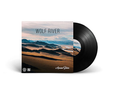 💽 Aaron Silar - Wolf River 💽 album album art art cover cover art design gradient idustry logo design manipulation music music art package photoshop produce