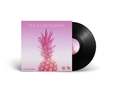 💽 Childish Gambino - Feels Like Summer 💽 album album art art cover cover art design gradient idustry logo design manipulation music music art package photoshop produce