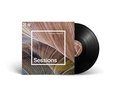 💽 Hackson Stearns - Sessions 💽 album album art art cover cover art design gradient idustry logo design manipulation music music art package photoshop produce