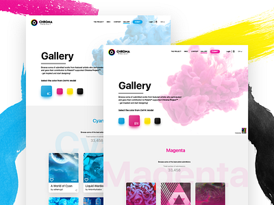 🎨 CHROMA Project | Web Gallery 🎨