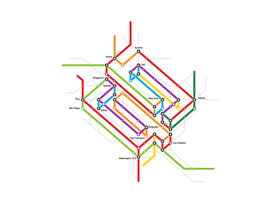 Neopix logo / Subway Map art branding canvas design illustration logo map mark photoshop print prints subway vector