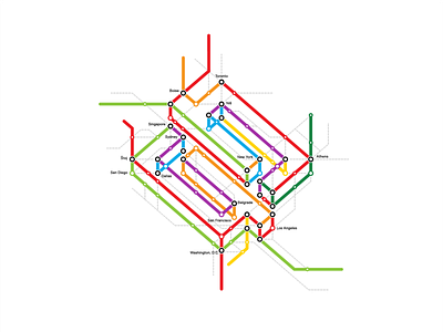 Neopix logo / Subway Map