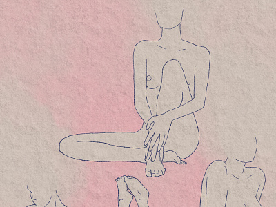 Anatomy Study anatomy drawing ink female human body illustration sketch women