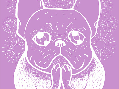 Please show me some love apology begging dog drawing french bulldog frenchie illustration love sorry