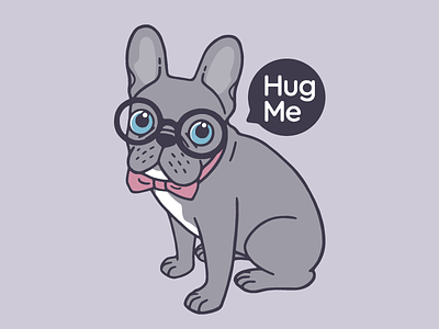 Hug me, cute Lilac Frenchie needs a hug