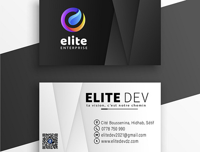 Elite Dev Enterprise branding graphic design logo
