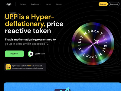 Crypto landing page