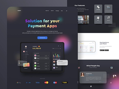 Payment website 3d animation app branding crypto dashborad design graphic design illustration logo motion graphics ui