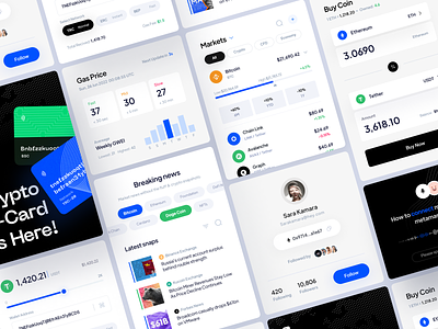 Conix | Web UI Components binance card clean coin components crypto cryptocurrency design system interface minimal nft payment price trade trading ui uiux wallet web web app
