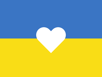 Stay strong Ukraine! 💙💛 blue design designer flag humanity love support ui ukraine yellow