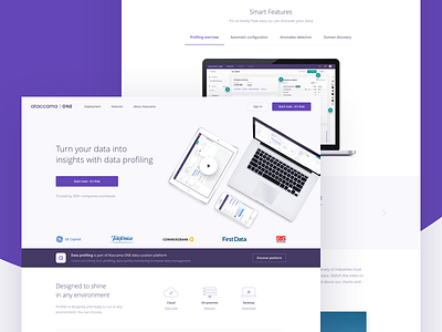 Ataccama ONE Profiler Landing Page