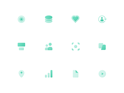 Recombee icons clean gradient icon icon design icons illustration illustrations simple ui user interface