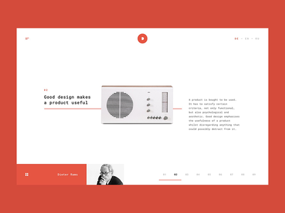 10 Principles of Good Design 2 clean design experience interface microsite minimal minimalism simple ui ux web webdesign