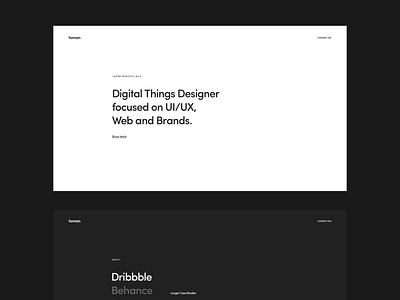 My web design update clean design grid landing layout minimal minimalism simple typo ui ux web webdesign website