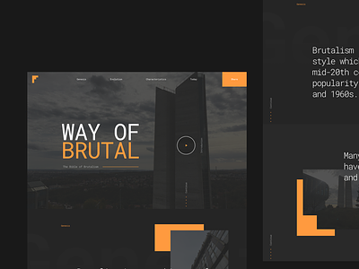 Brutalism Webdesign