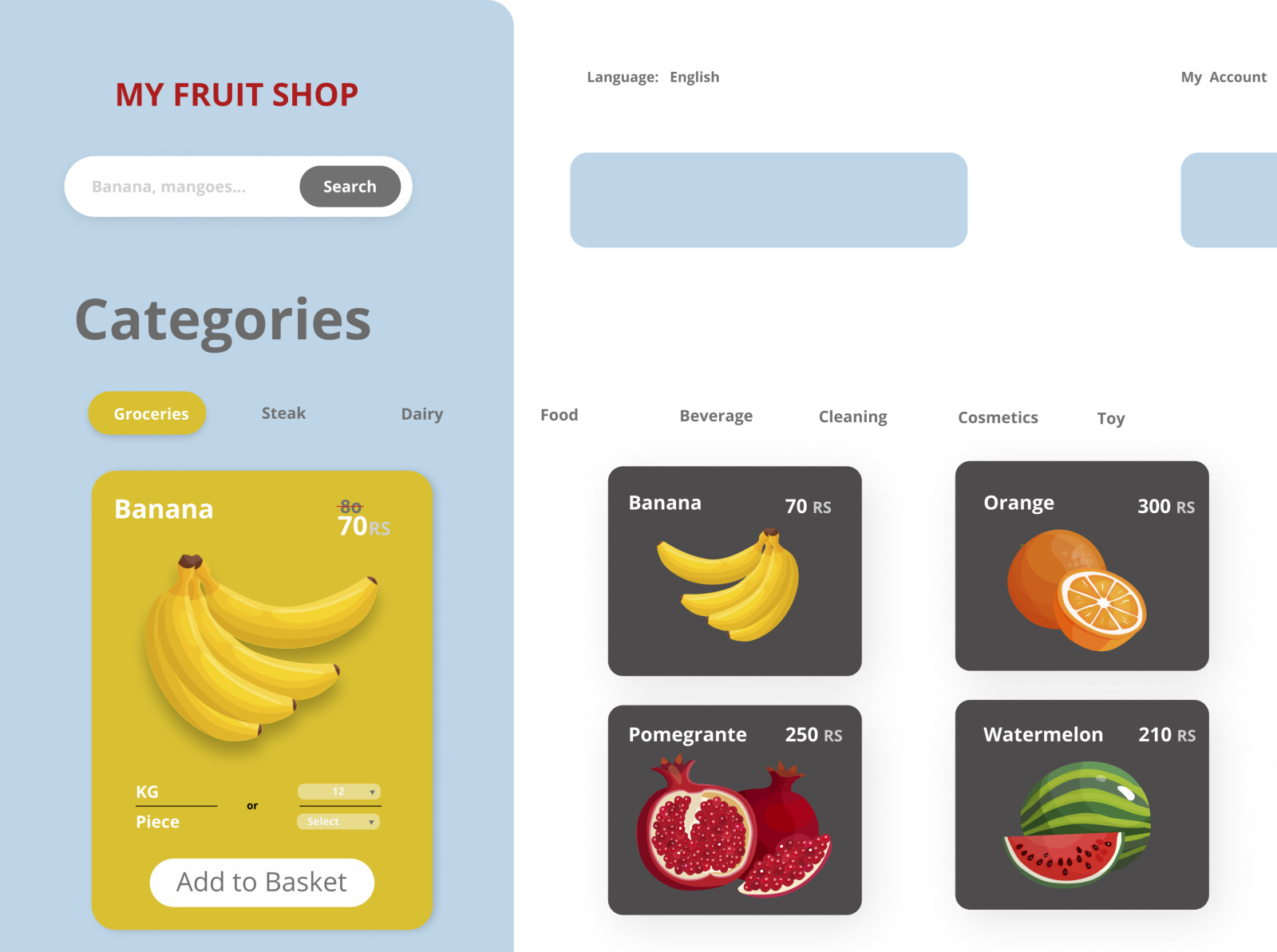 Shop UI Design by Asif Imran on Dribbble