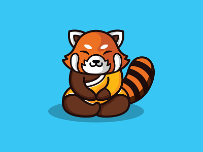 Redpanda Monk design graphic design illustration logo