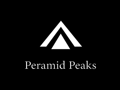 Peramid Peaks logo Design branding design graphic design illustration logo ui