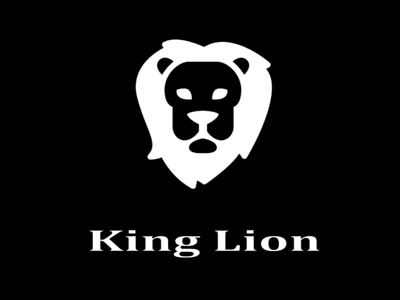 Premium Photo | King leon logo badge design 3d metallic style generative ai