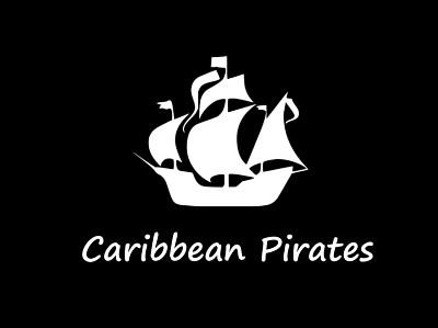 Carribean Pirates Logo Design app branding design graphic design illustration logo typography ui ux vector