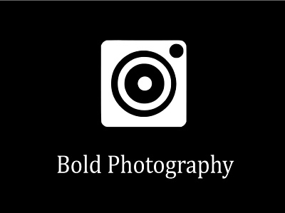 Bold Photography Logo Design app branding design graphic design illustration logo typography ui ux vector