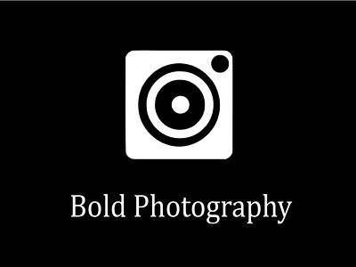 Bold Photography Logo Design