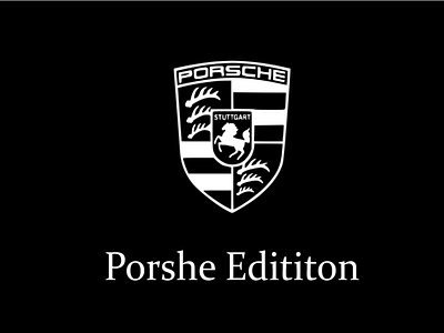 Porshe Edition Logo Design