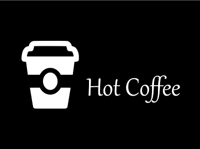 Hot Coffee Logo design app branding design graphic design illustration logo typography ui ux vector