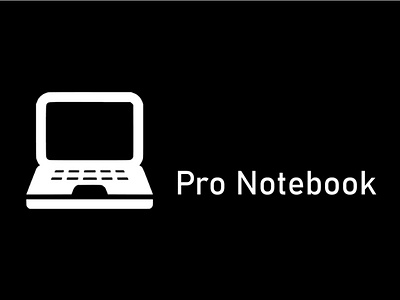 Pro Notebook logo design