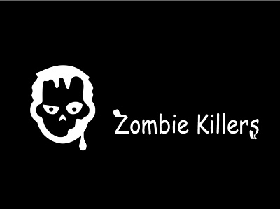Zombie Killers Logo design app branding design graphic design illustration logo typography ui ux vector