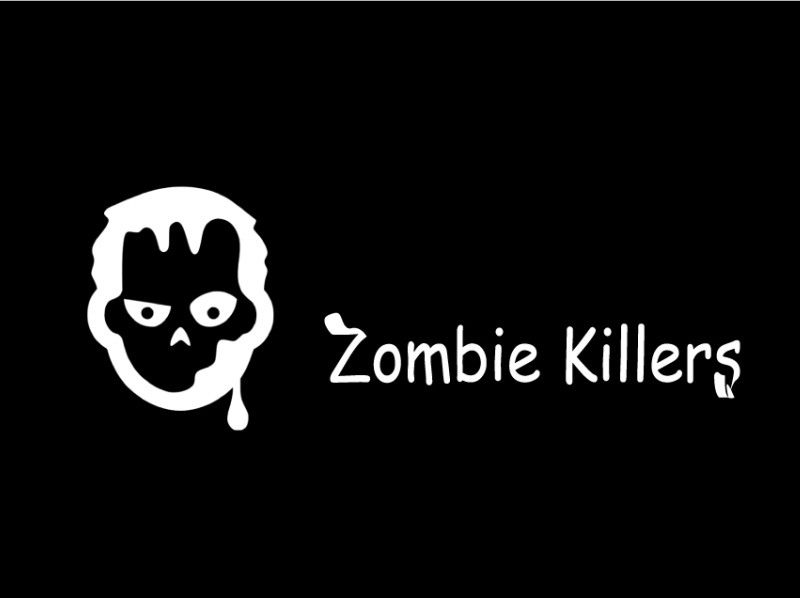 Zombie Killers Logo design by Zeeshan Abbasi on Dribbble