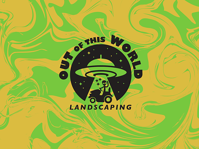 Out of this World Landscaping Logo