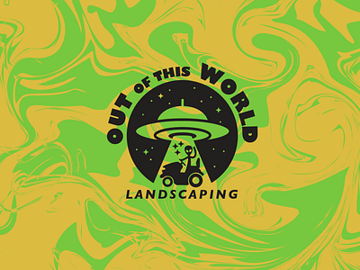 Out of this World Landscaping Logo