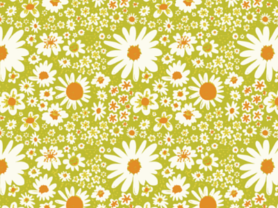 Tower of Flowers fabric flowers repeating spoonflower surface design textile