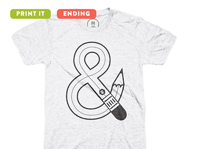 It's going to print!! ampersand cotton bureau designer illustrator pencil shirt