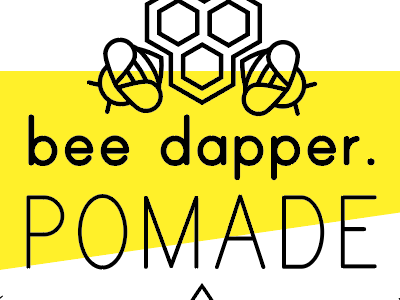 bee dapper. identity logo pomade product design