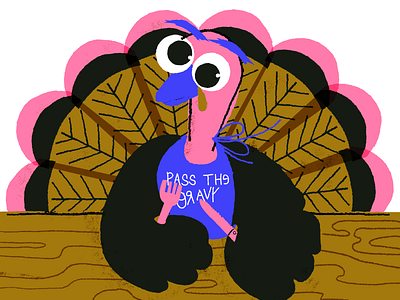 Birdsday No. 27 Also THANKSGIVING bird birdsday children illustration illustration project thanksgiving turkey